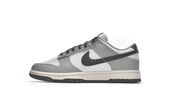 Men's Dunk Low Grey/White Shoes 0409 Men's Dunk Low Grey/White Shoes 0409